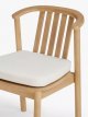 Dining Chair, Set of 2,  (Acacia Wood), Natural