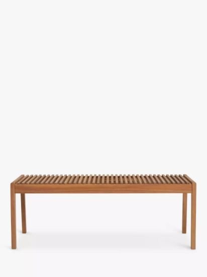 2-Seater Garden Bench,(Acacia Wood), Natural