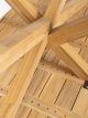 Garden Dining Table, 240cm,(Teak Wood), Natural